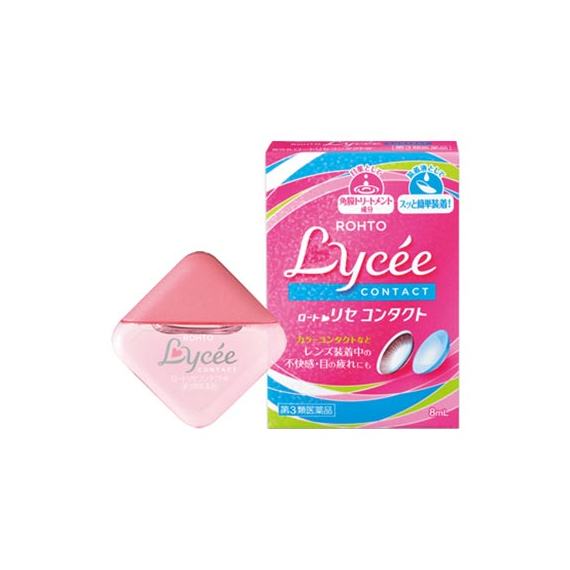 Rohto Lycee Contact глазные капли для тех кто носит линзы