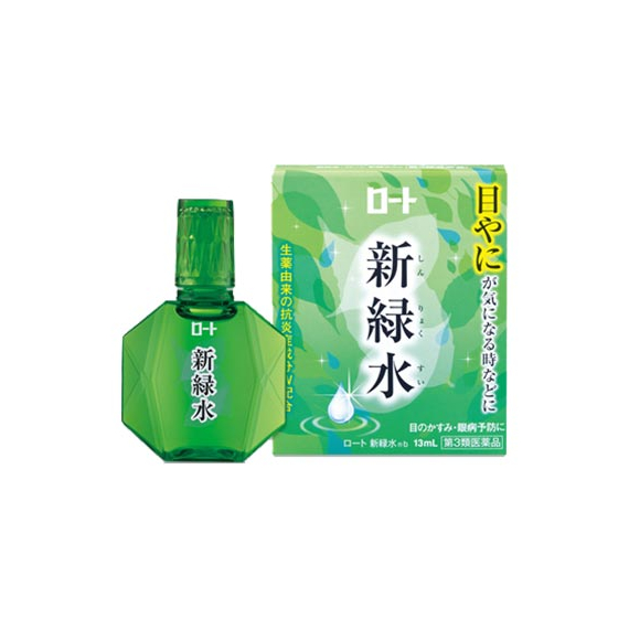 Rohto Shinryokusui Fresh Green Water утренние капли для глаз