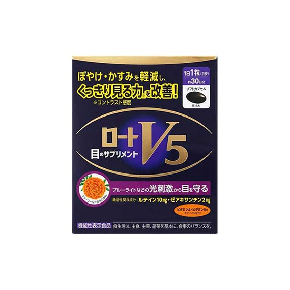 Rohto V 5 комплекс для улучшения зрения с лютеином и зеаксантином