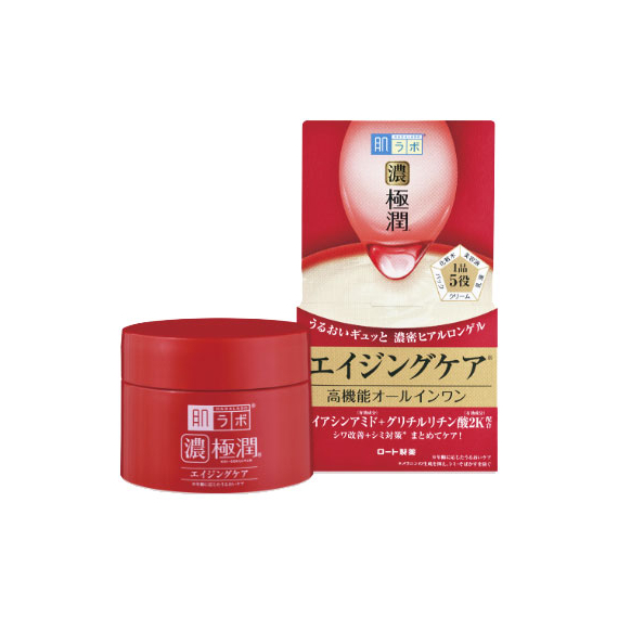 Hada Labo Gokujyun Aging Care антивозрастной гель все-в-одном