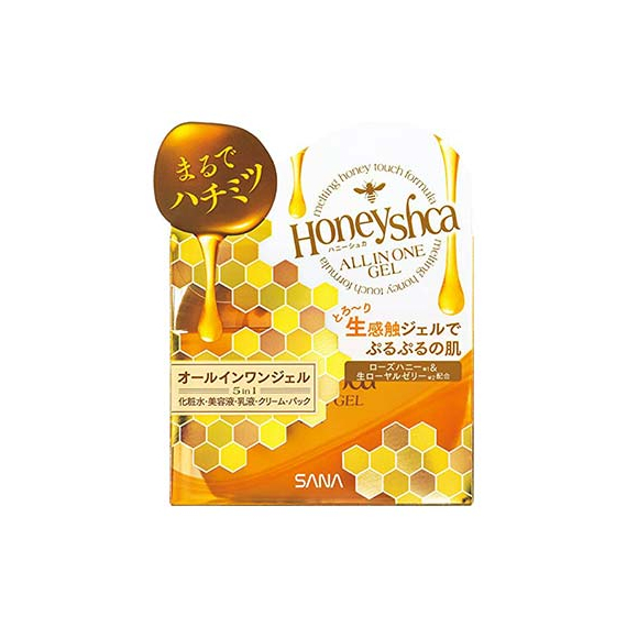 Sana Honeyshca увлажняющий медовый гель все-в-одном