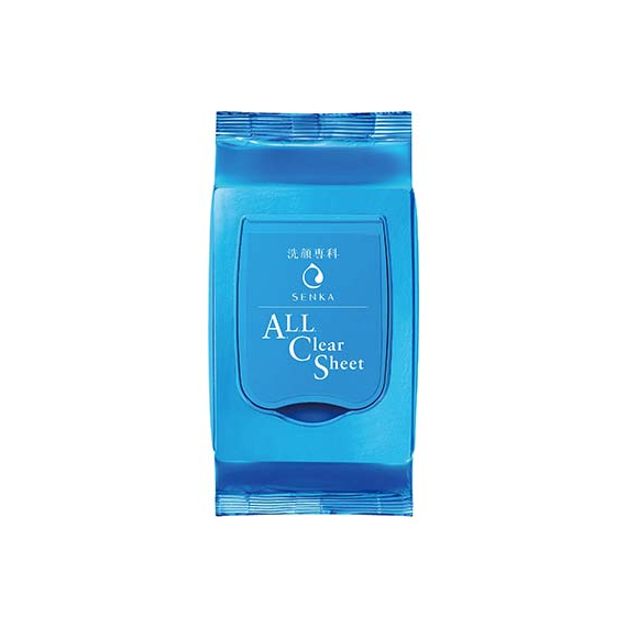Shiseido Senka All Clear Sheet салфетки для снятия макияжа