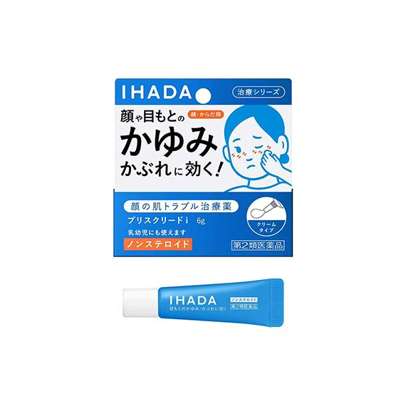 Shiseido Ihada Prescreed i крем от зуда и раздражения для кожи вокруг глаз