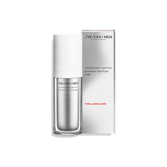 Shiseido Men Total Revitalizer Light Fluid антивозрастной увлажняющий флюид для мужчин